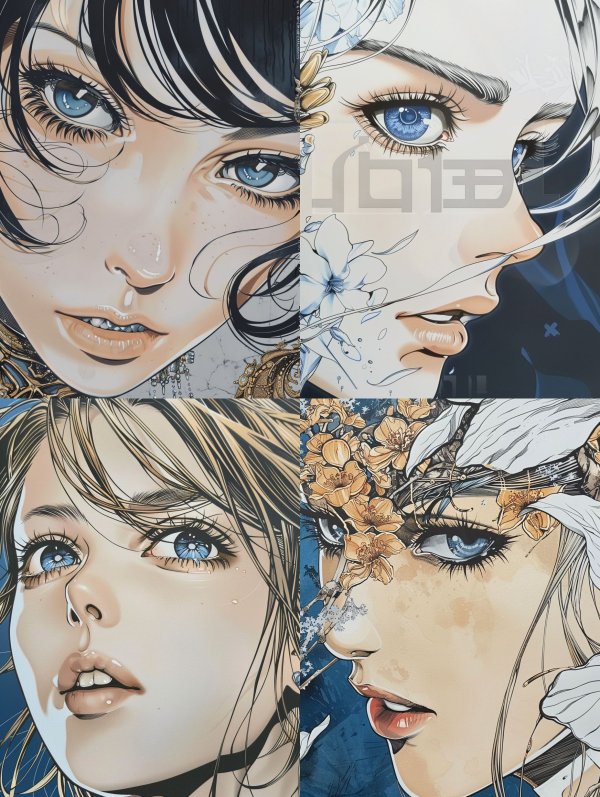Ethereal Gaze of Midnight Ink
