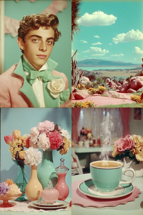 Pastel Vintage Elegance