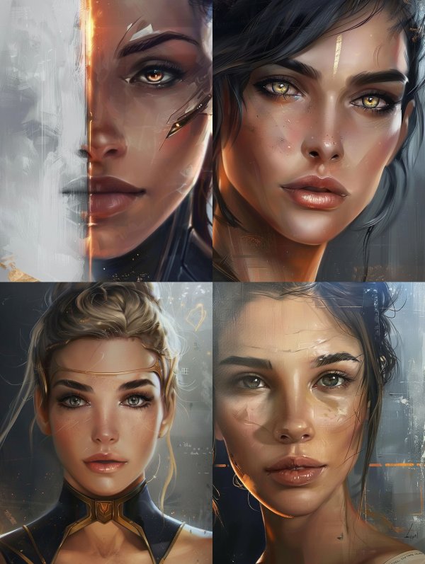 Ethereal Cinematic Portrait Study