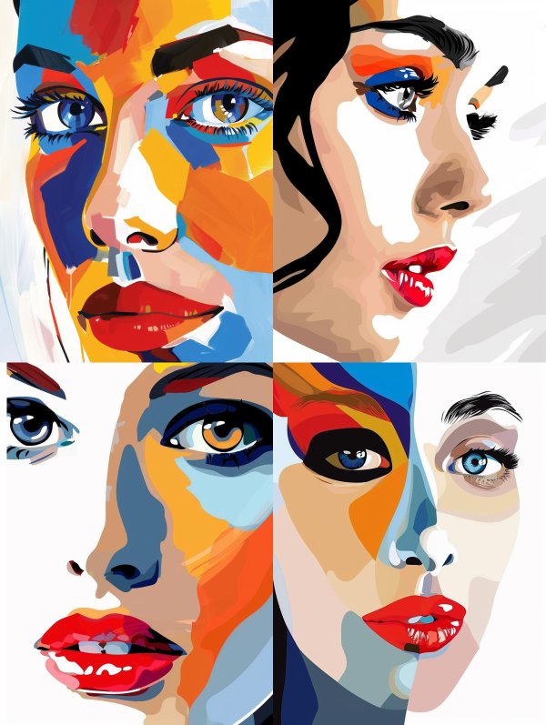 Chromatic Prism Portrait