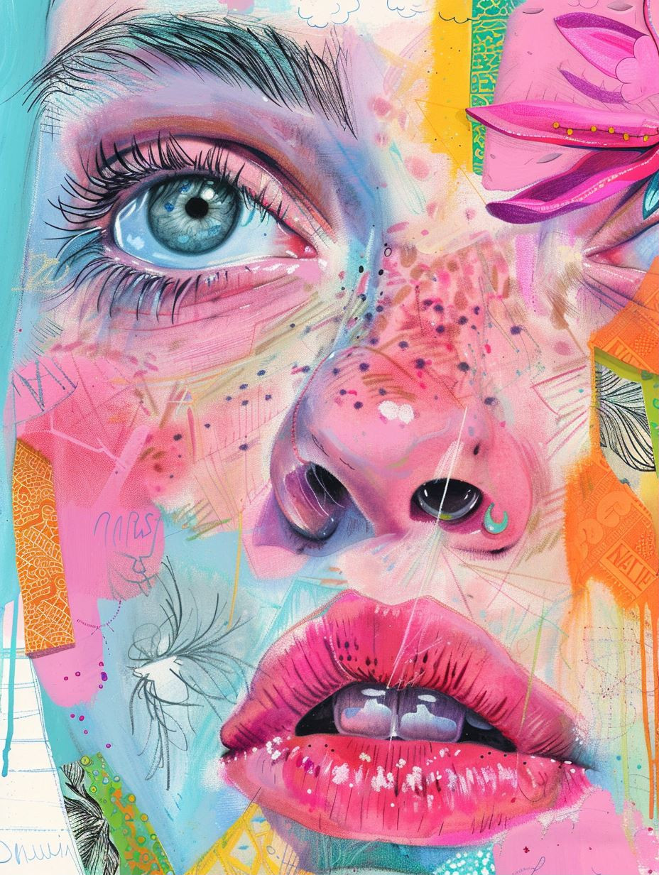 Neon Dream Collage