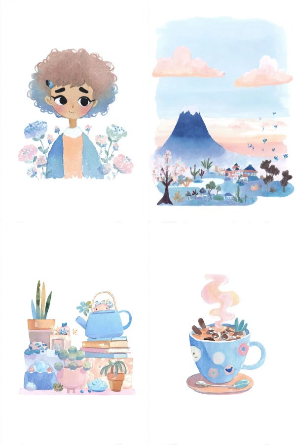 Pastel Watercolor Dream