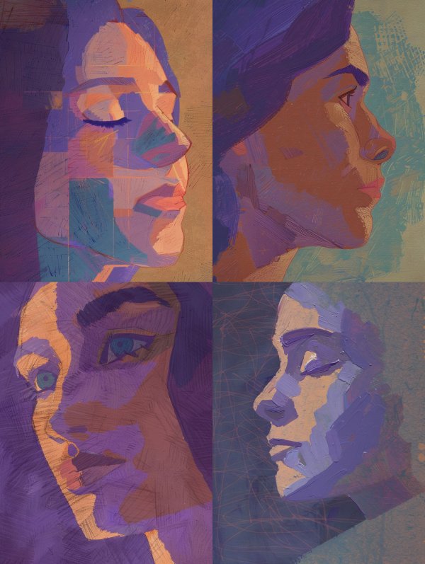 Prismatic Soul Portrait