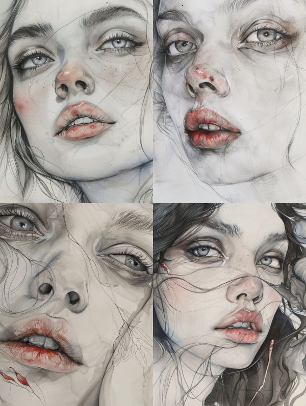 Haunting Ethereal Portrait Studies