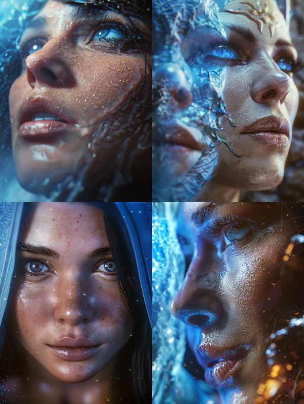 Submerged Ethereal Water Portrait