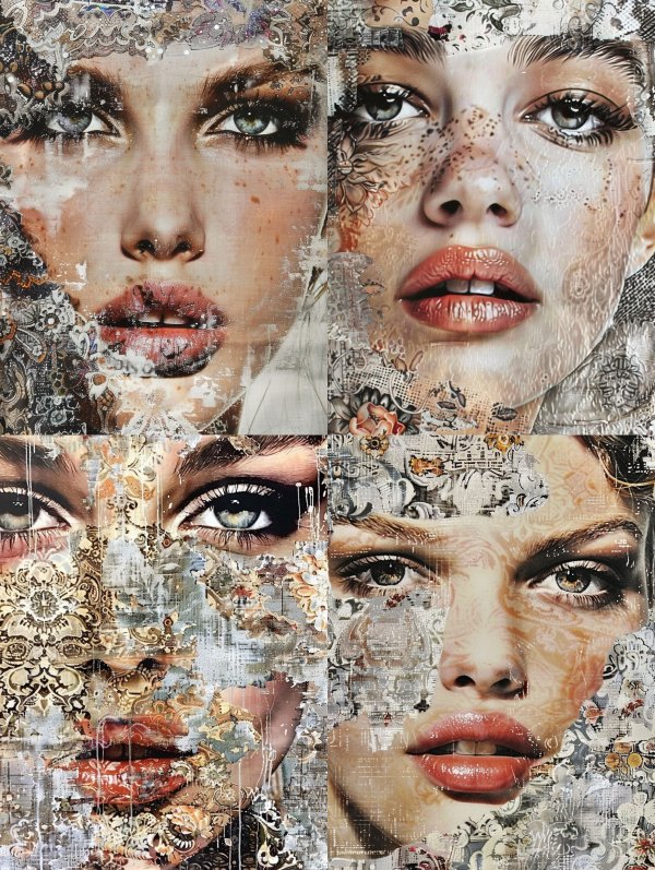 Fractured Ethereal Beauty
