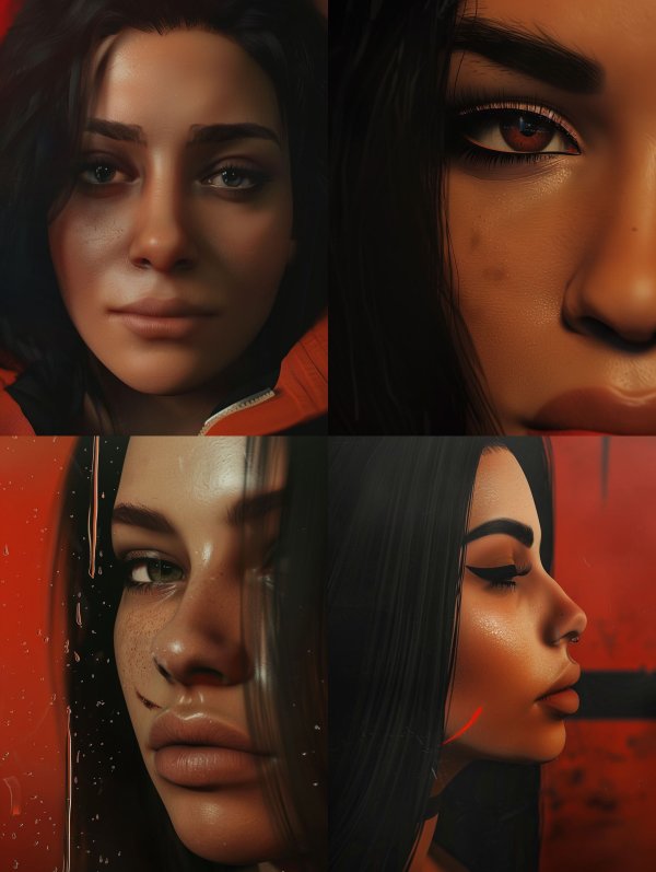 Velvet Shadow Portrait
