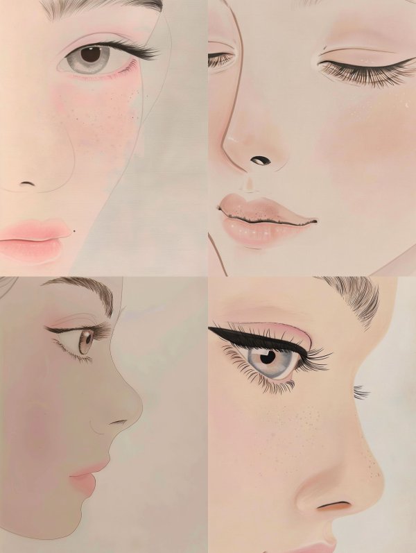 Ethereal Pastel Portrait