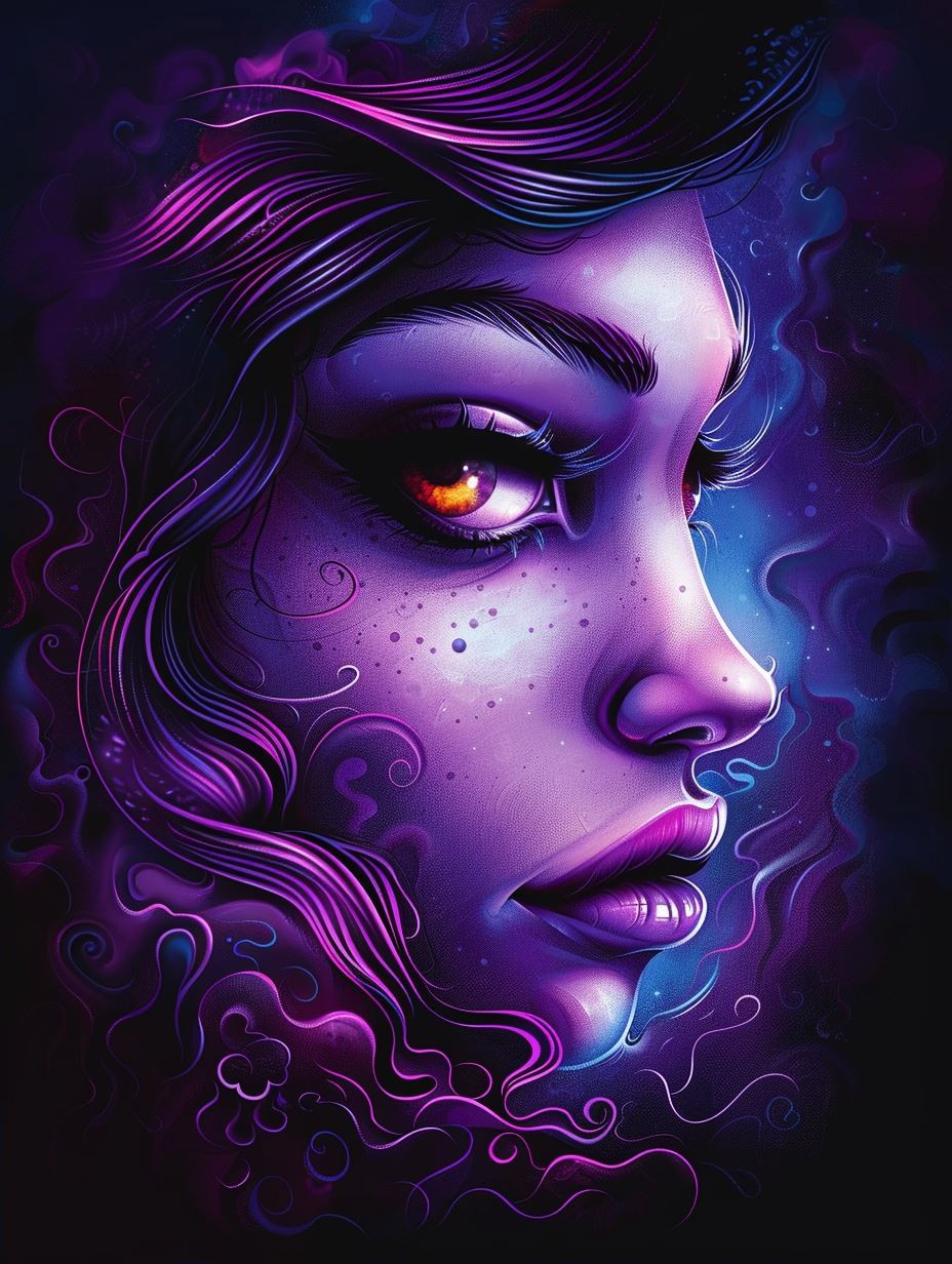 Cosmic Violet Dream - Image 2