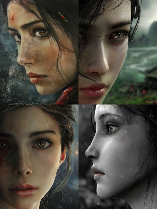 Weathered Gaze of Resilience
