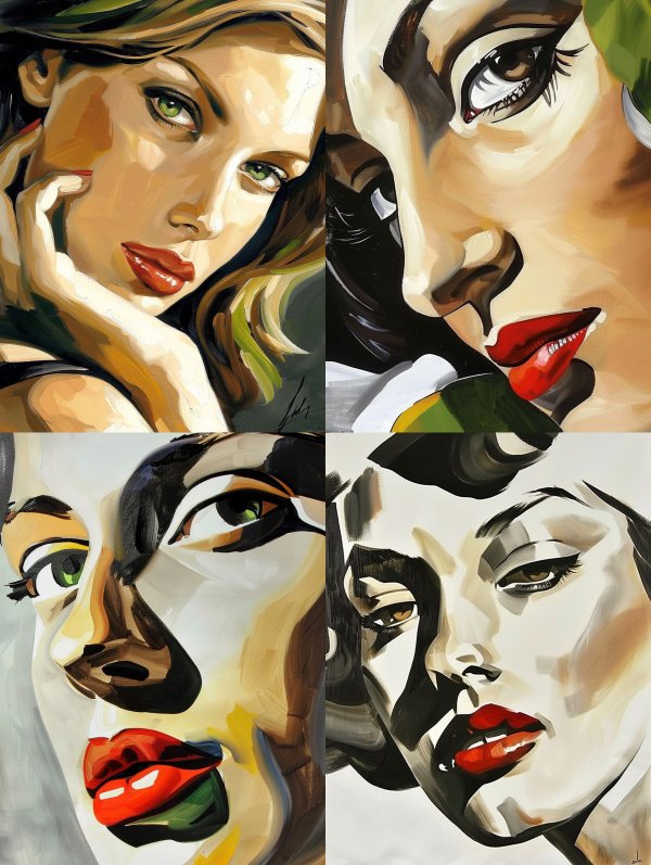 Golden Hour Impressionist Portrait
