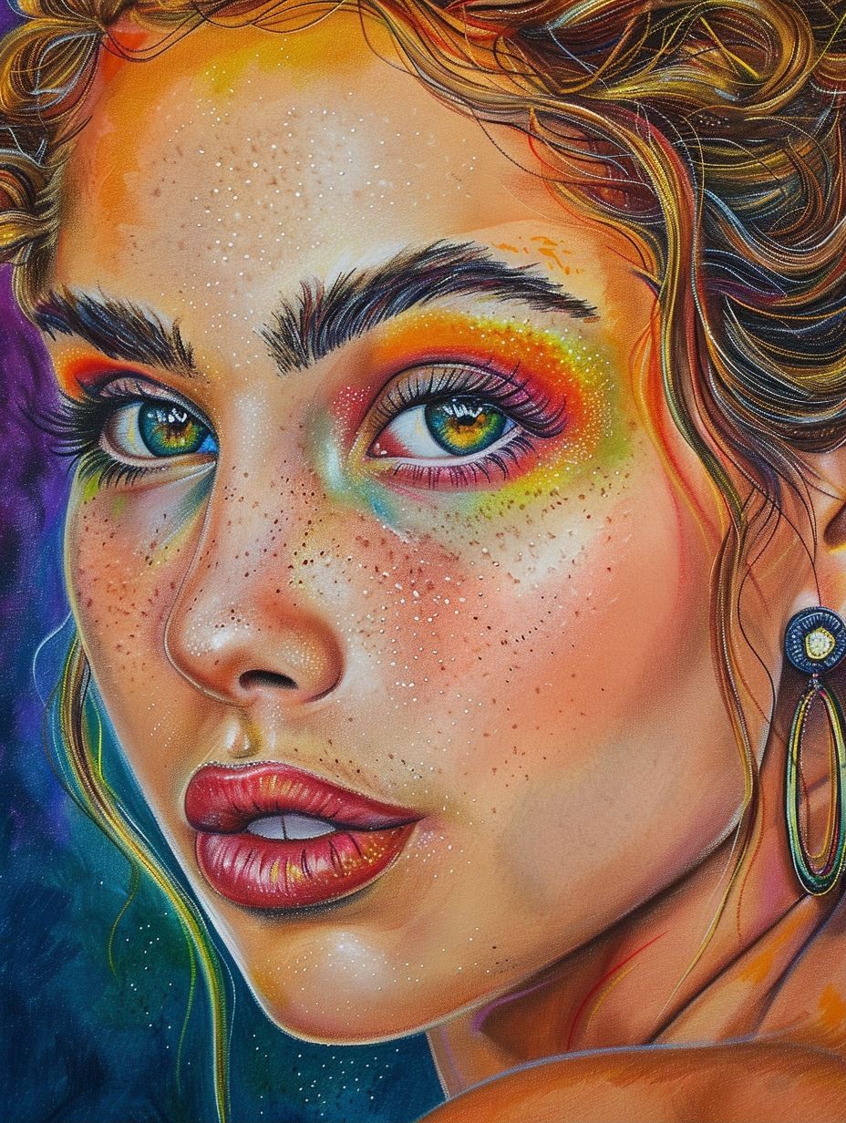 Prismatic Dream Portrait