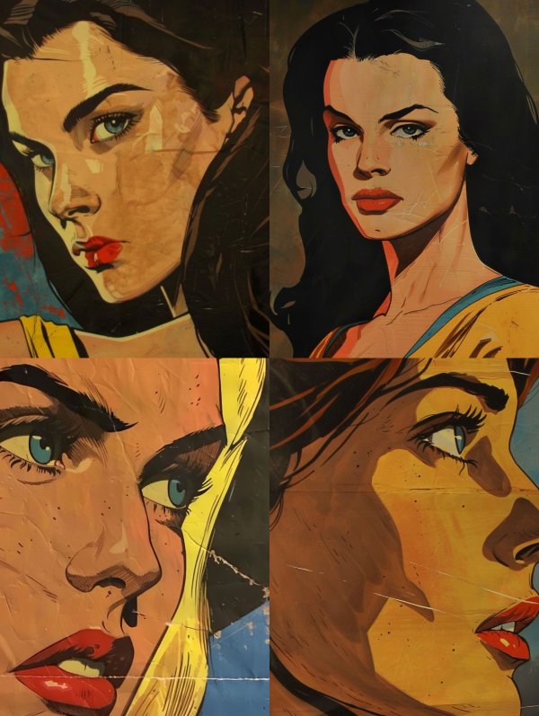 Vintage Comic Noir