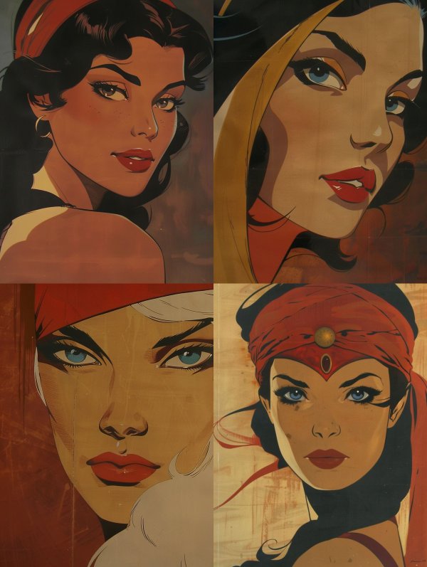 Vintage Pin-Up Comic Glamour