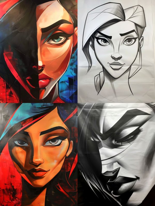 Chromatic Duality Portrait