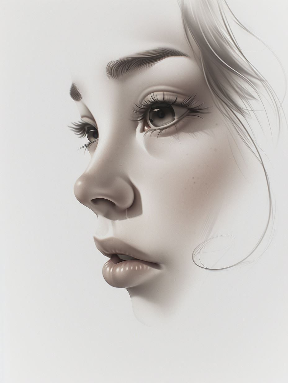 Ethereal Digital Portrait Glow