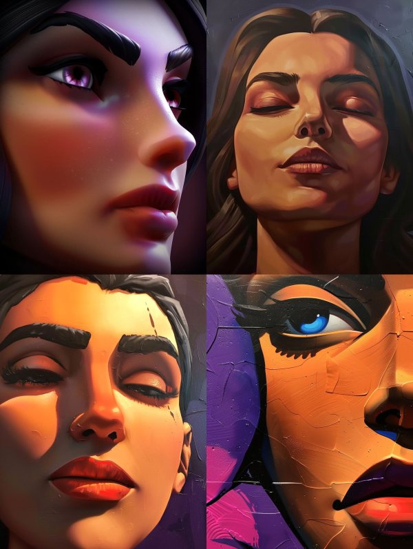 Neon Mystic Gaze