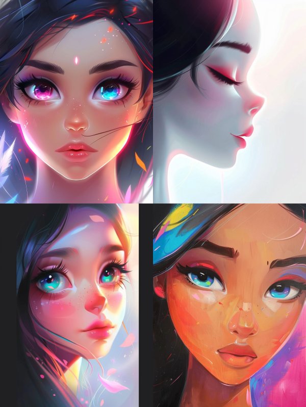 Ethereal Digital Portraiture Glow