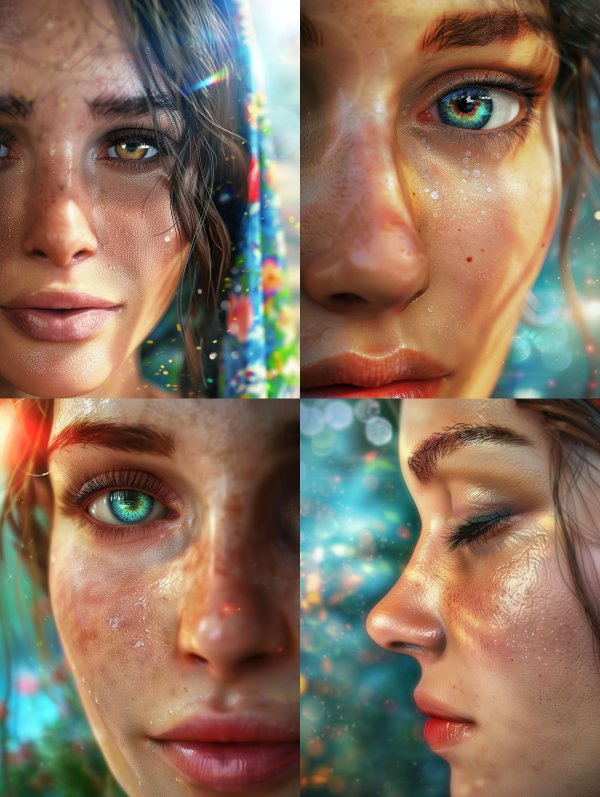 Sun-Drenched Ethereal Portrait