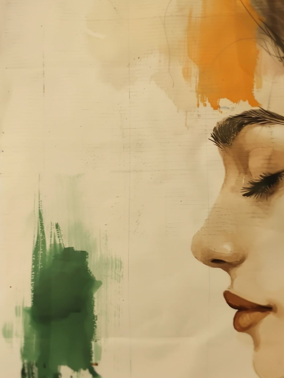 Ethereal Gaze in Soft Light