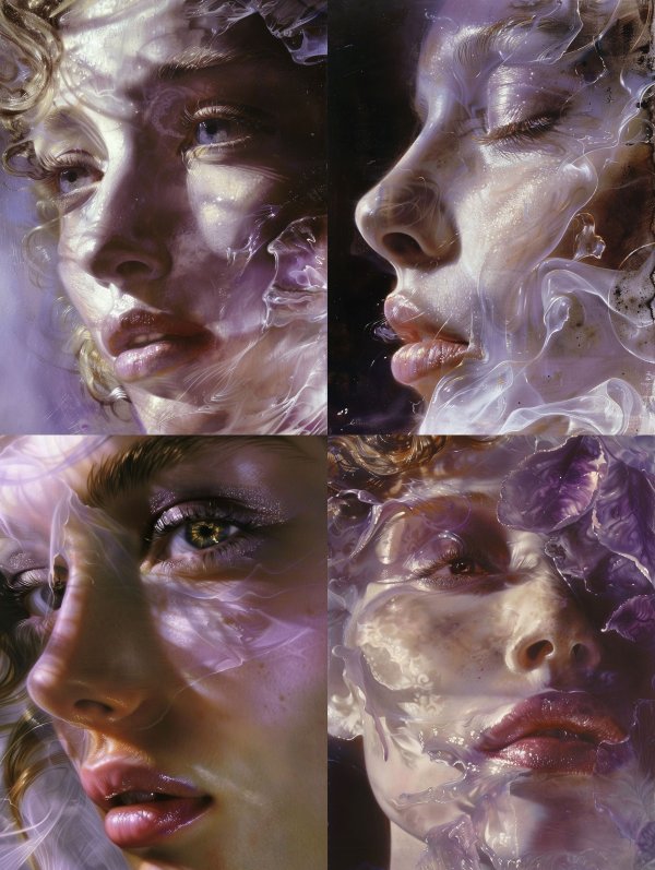 Ethereal Liquid Gaze