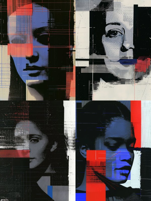 Digital Fragment Portrait