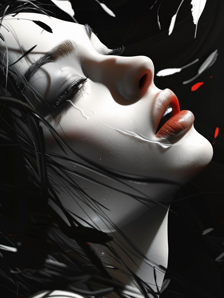 Ethereal Porcelain Sorrow