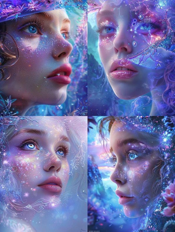 Celestial Ethereal Dreamscape Portraits