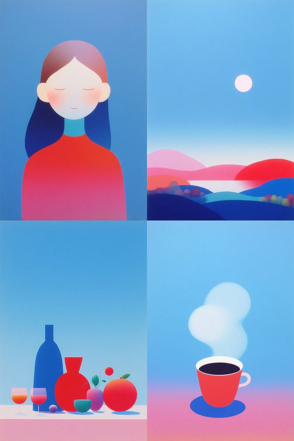 Serene Minimalist Muse