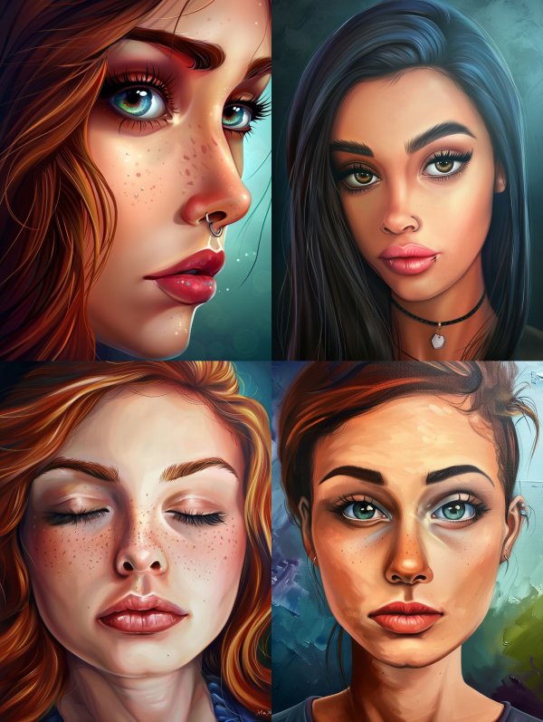 Amber Glow Portrait