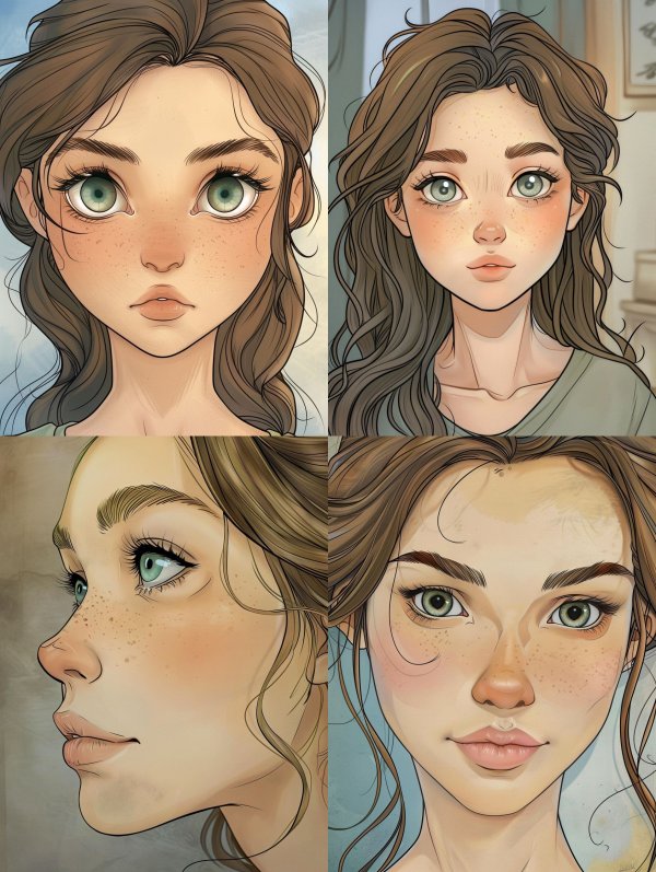 Ethereal Digital Portraiture Study