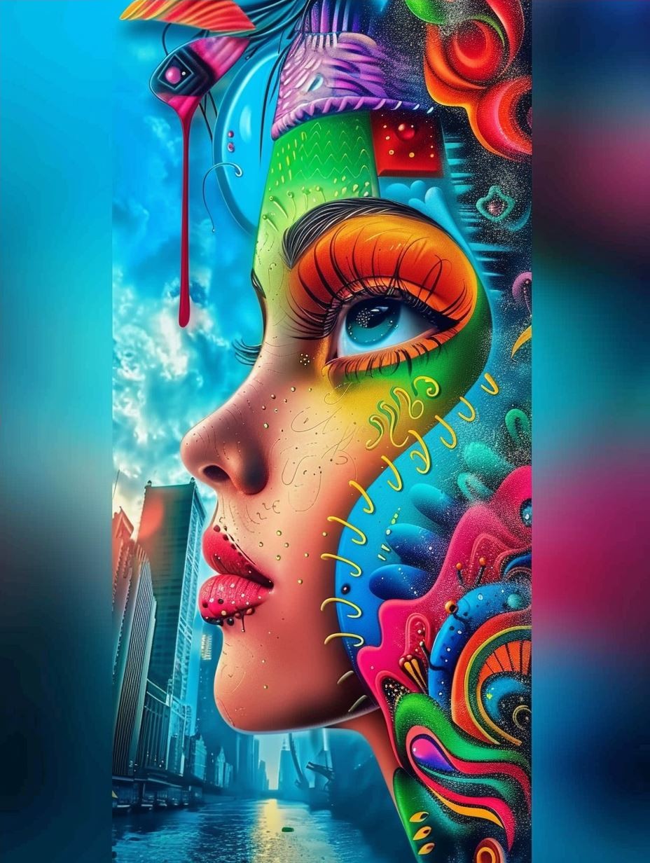Celestial Azure Gaze
