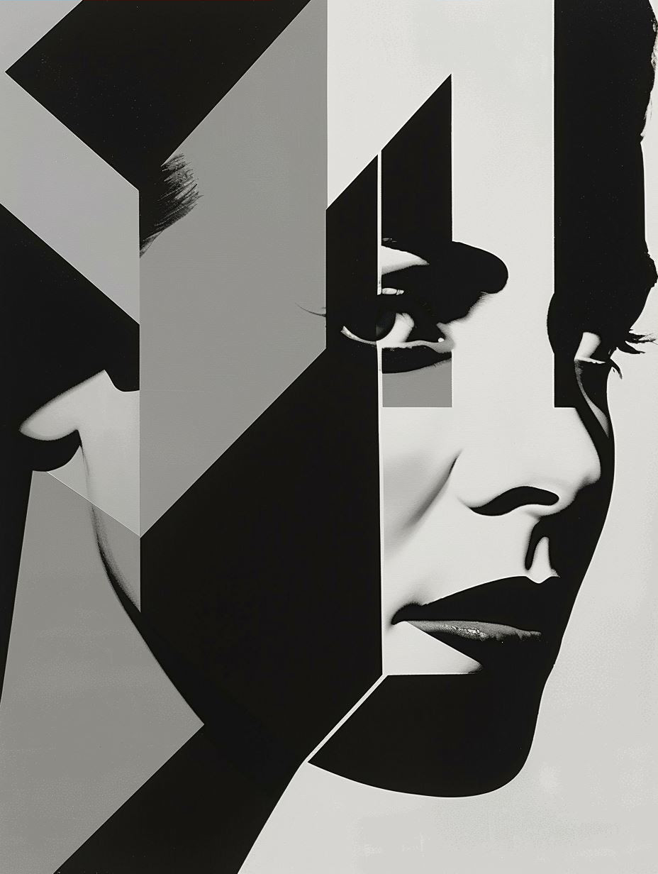 Geometric Prism Portrait Study