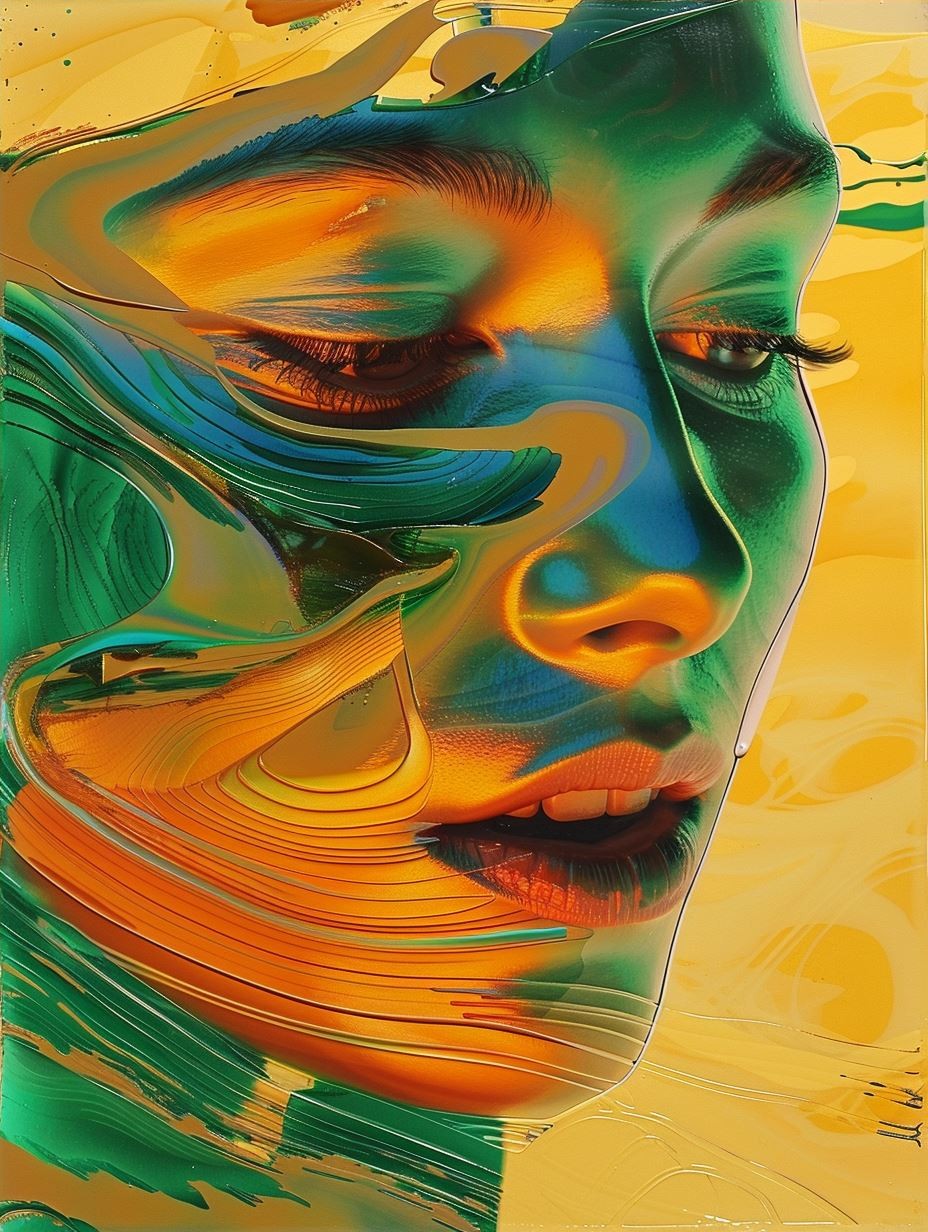 Liquid Prism Portrait - Image 4