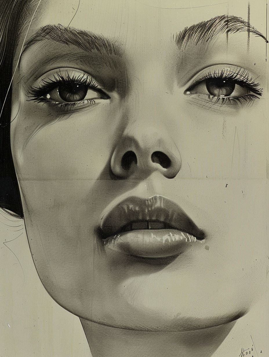 Hyper-Realistic Charcoal Portrait Study
