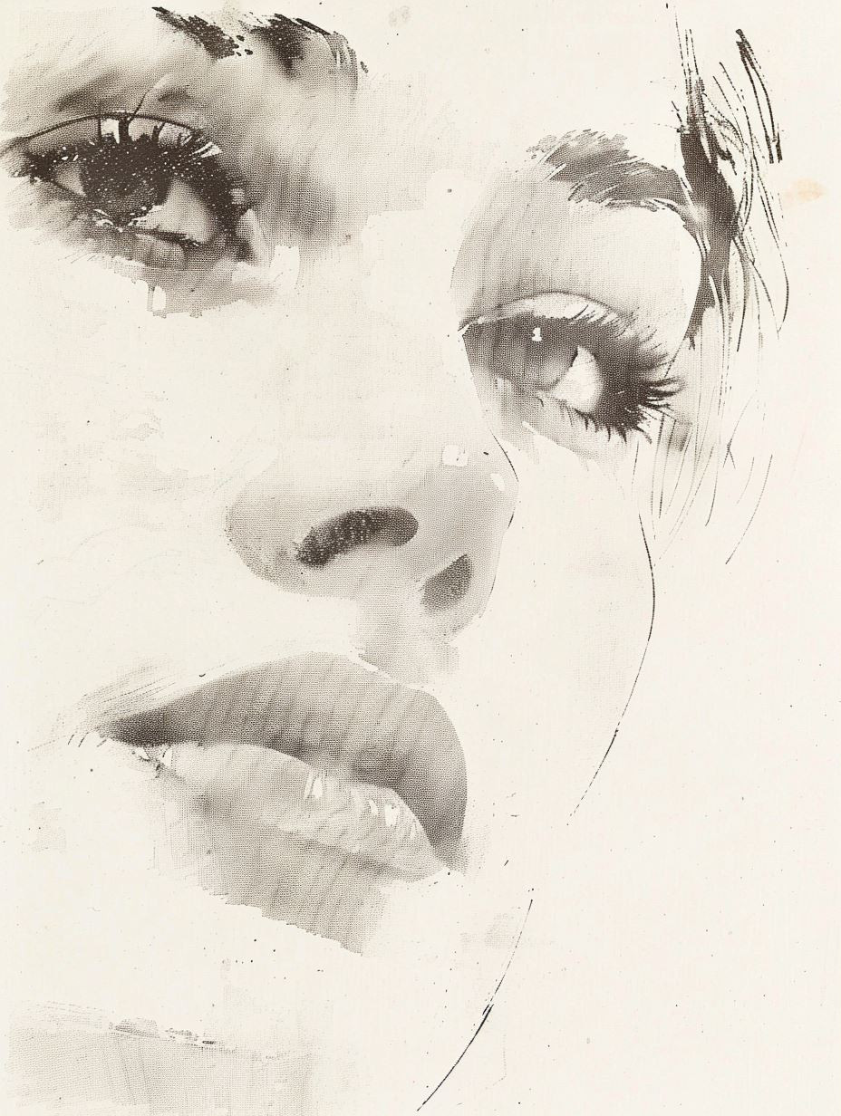 Ethereal Charcoal Portrait Study