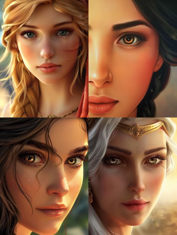 Ethereal Portraits of Divine Beauty