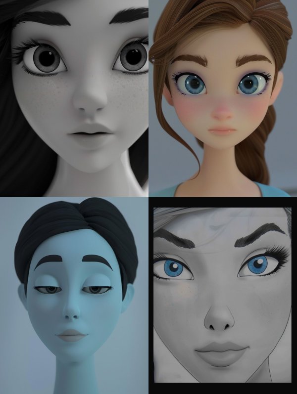 Stylized 3D Character Concept Studies