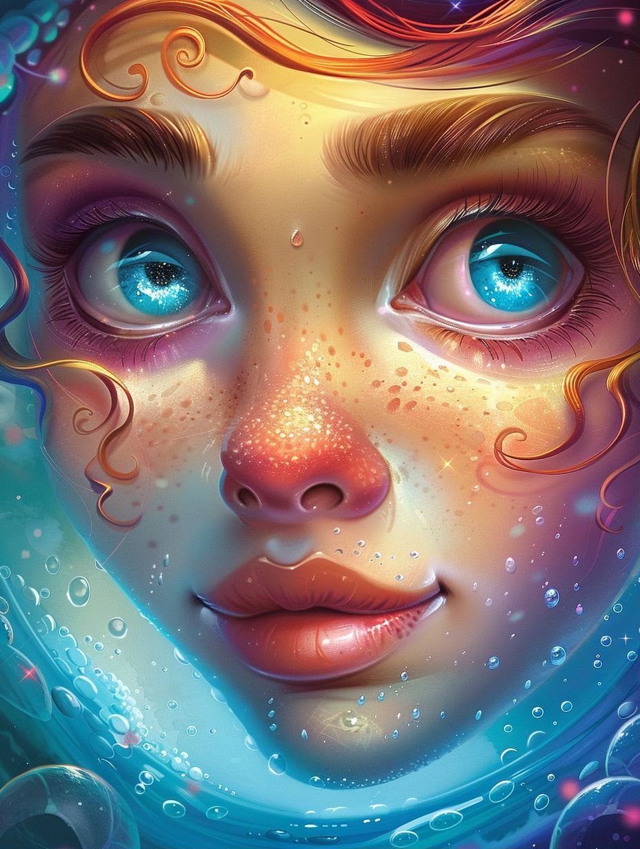 Ethereal Aquatic Dream Portrait