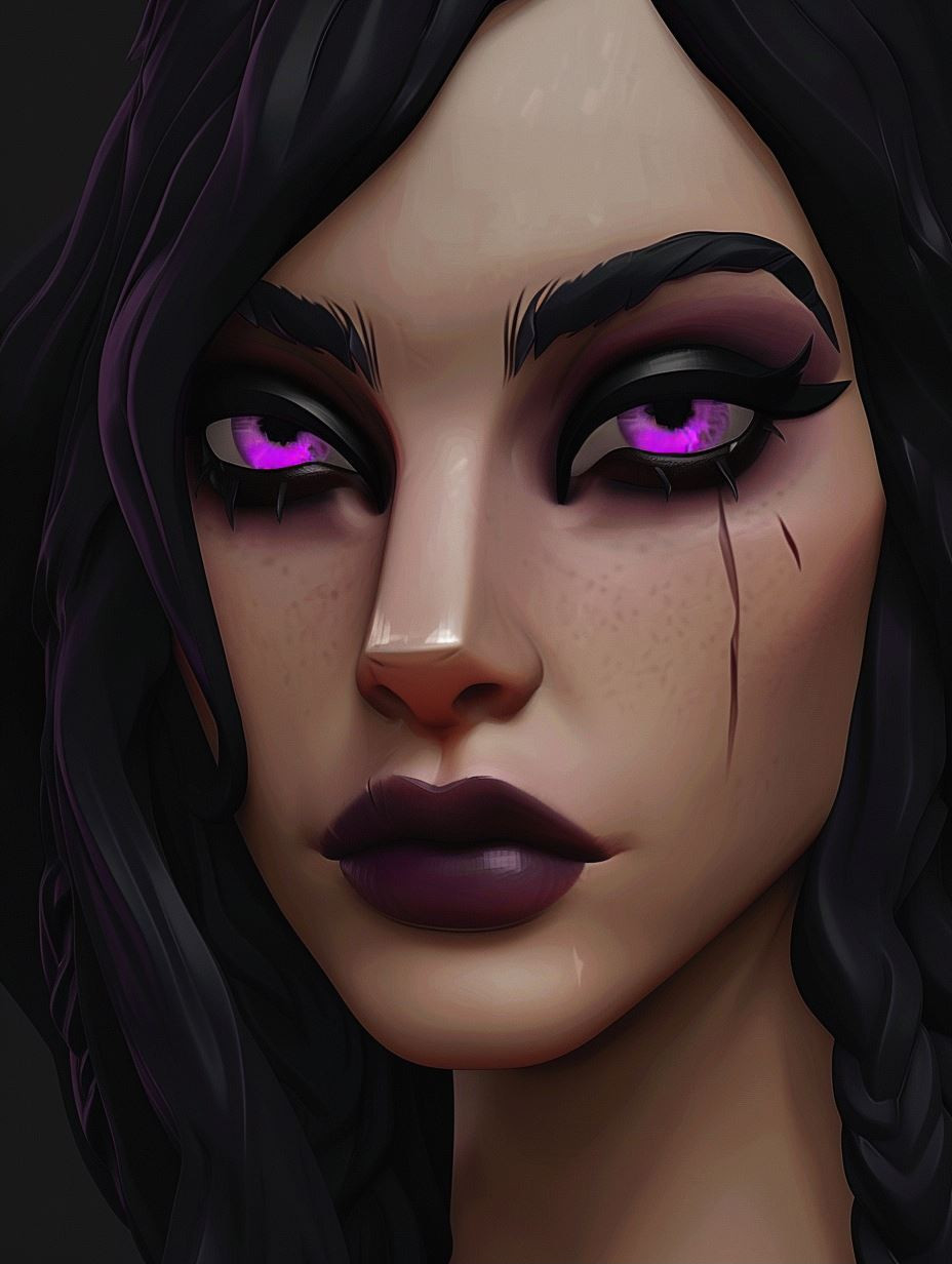 Mystic Violet Gaze - Image 1
