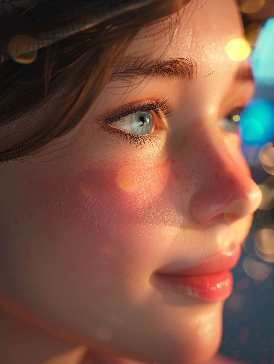 Neon Prism Gaze - Image 2