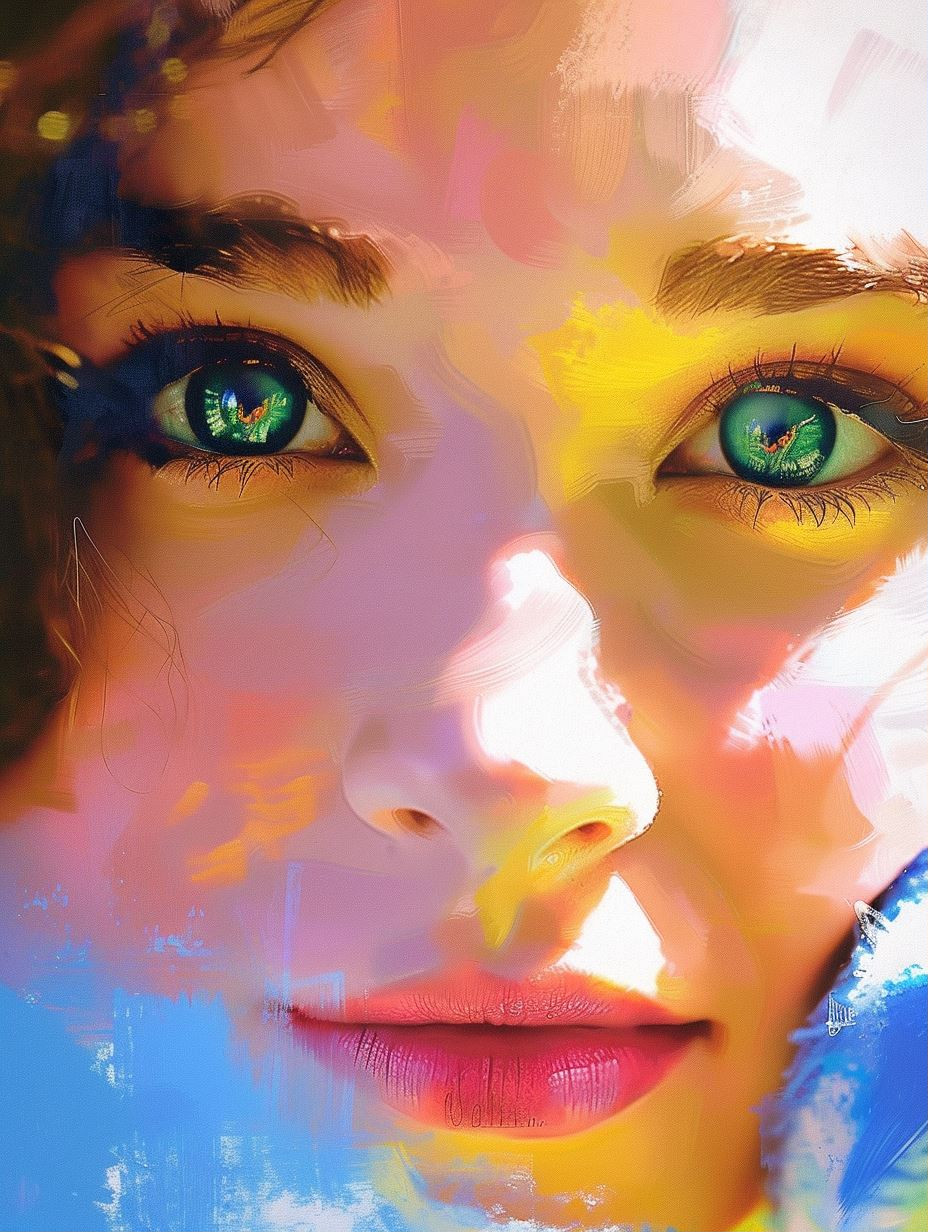 Prismatic Dream Portrait Study