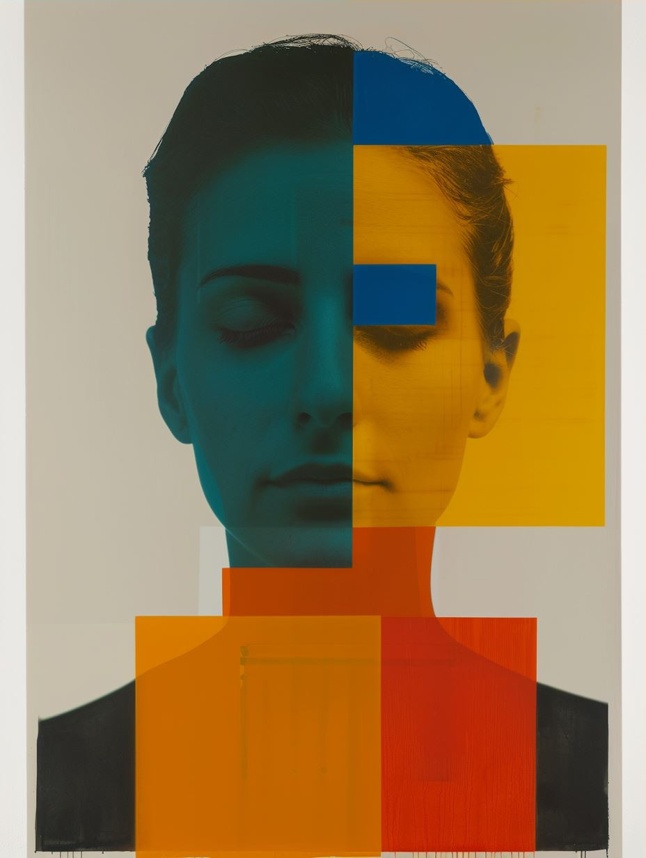 Chromatic Fragment Portrait