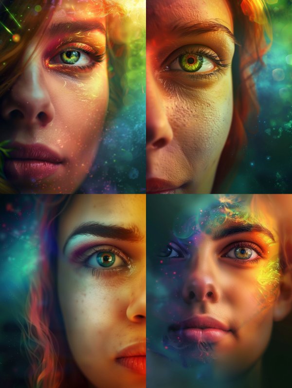 Celestial Prism Portrait