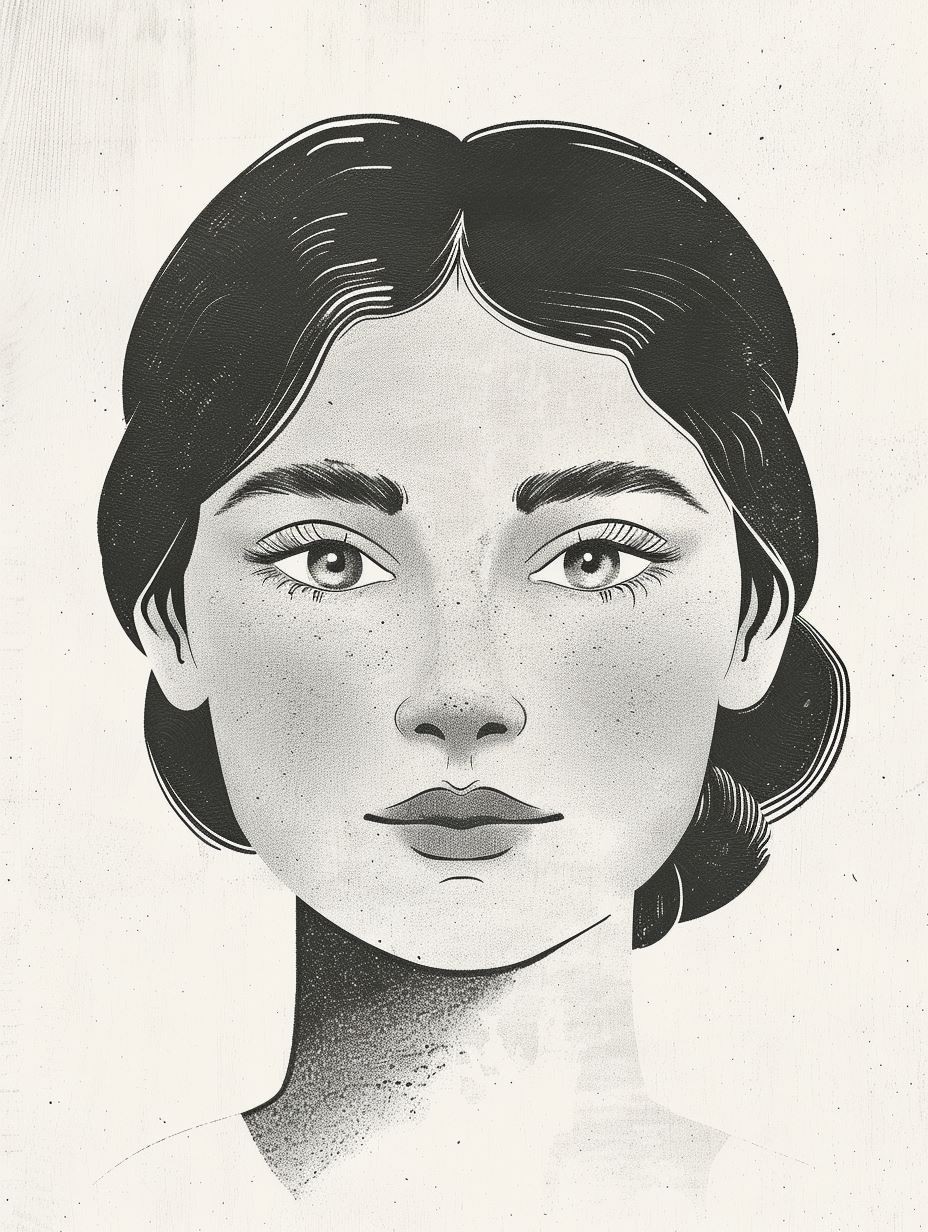 Ink Velvet Portrait