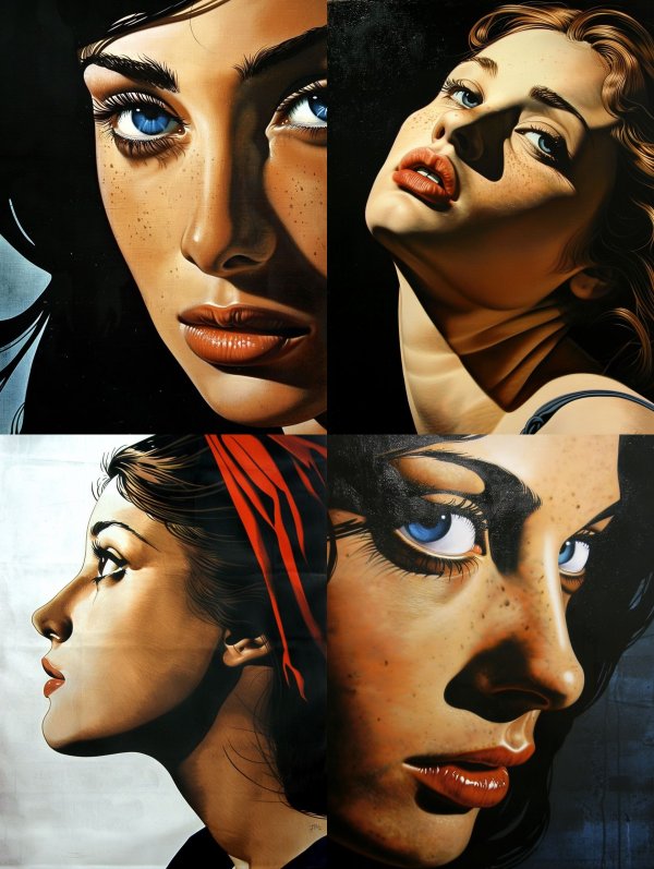Hyperrealistic Cinematic Gaze