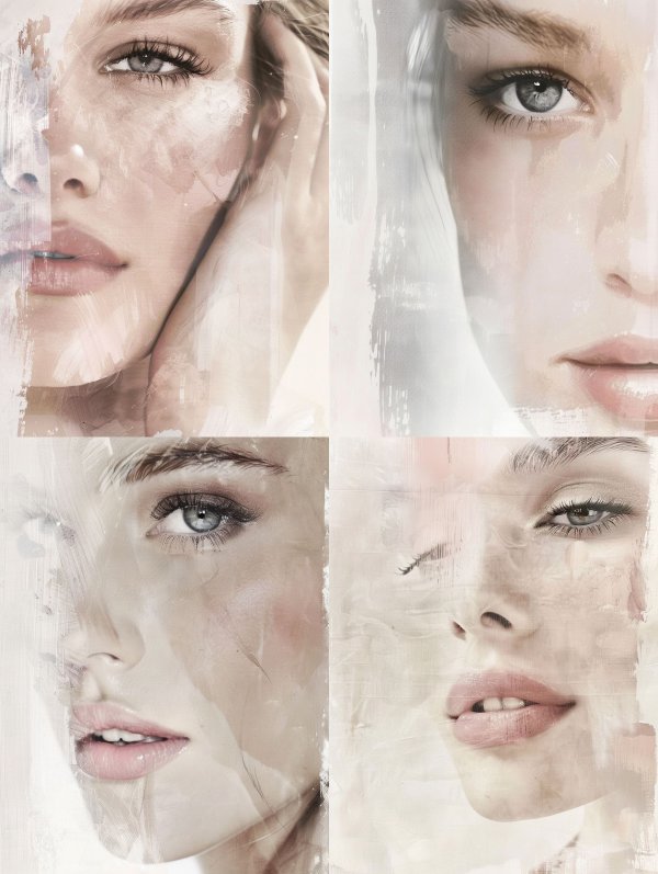 Ethereal Painted Gaze