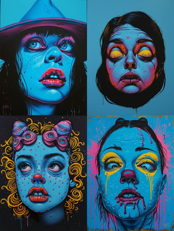 Neon Mystic Gaze