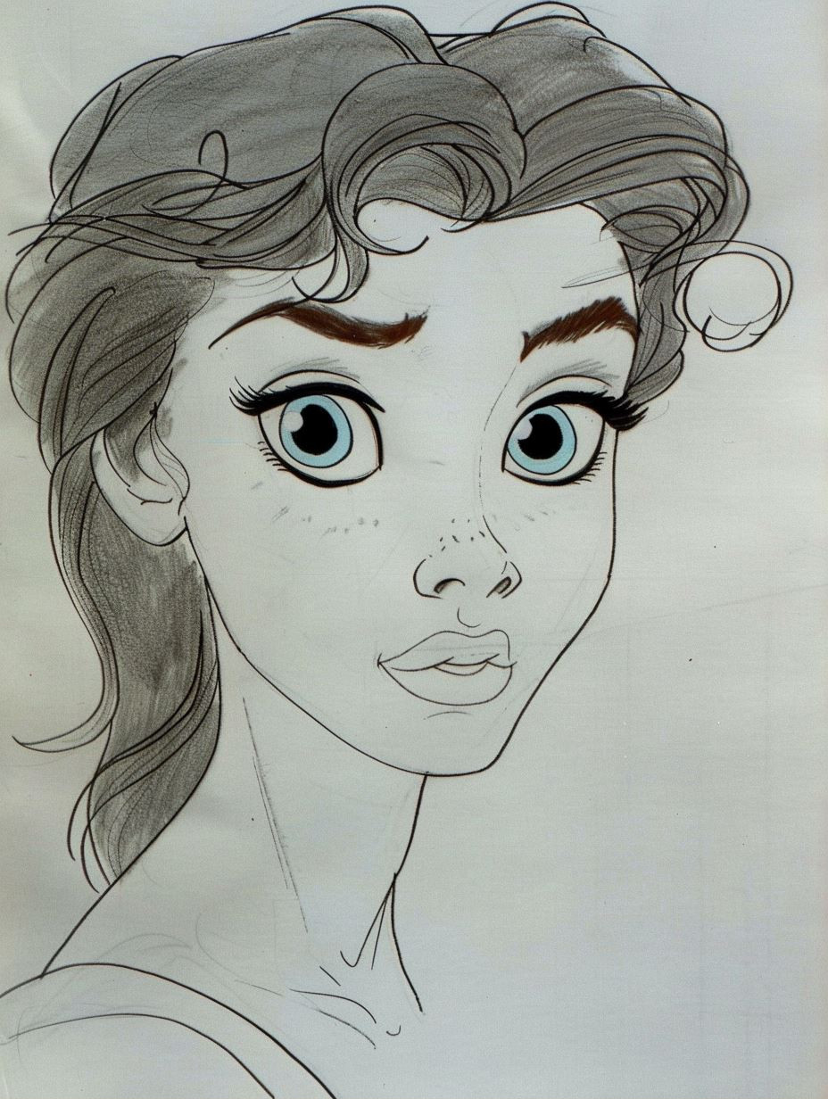 Classic Hand Drawn Animation Sketch - Image 1