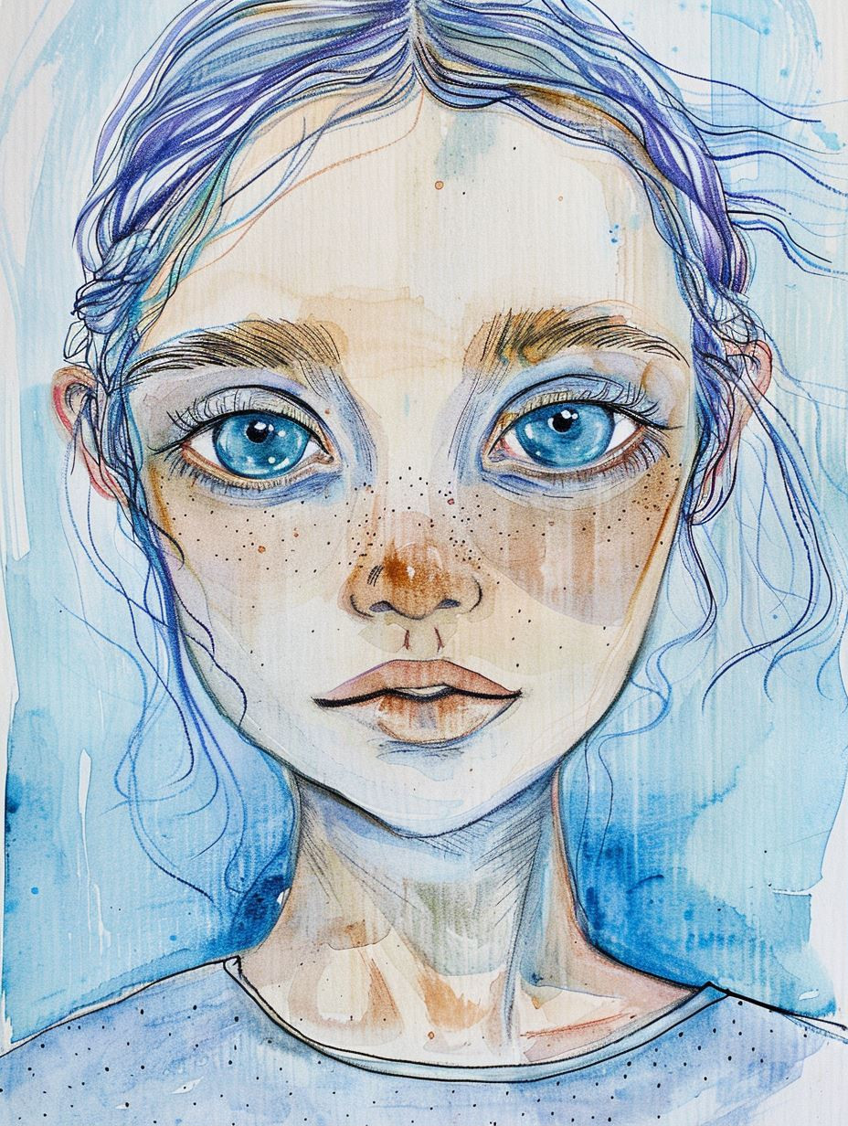Azure Dream Portrait